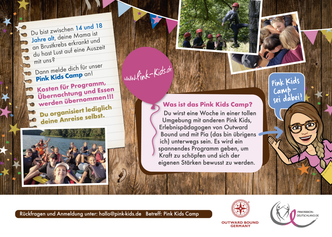 Pink Kids Camp Flyer Download